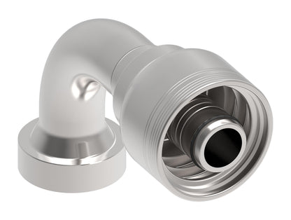Danfoss 6S Series Crimp Hose Fittings CAT Flange 90 Elbow 6SXXCTB16 (LEFT)
