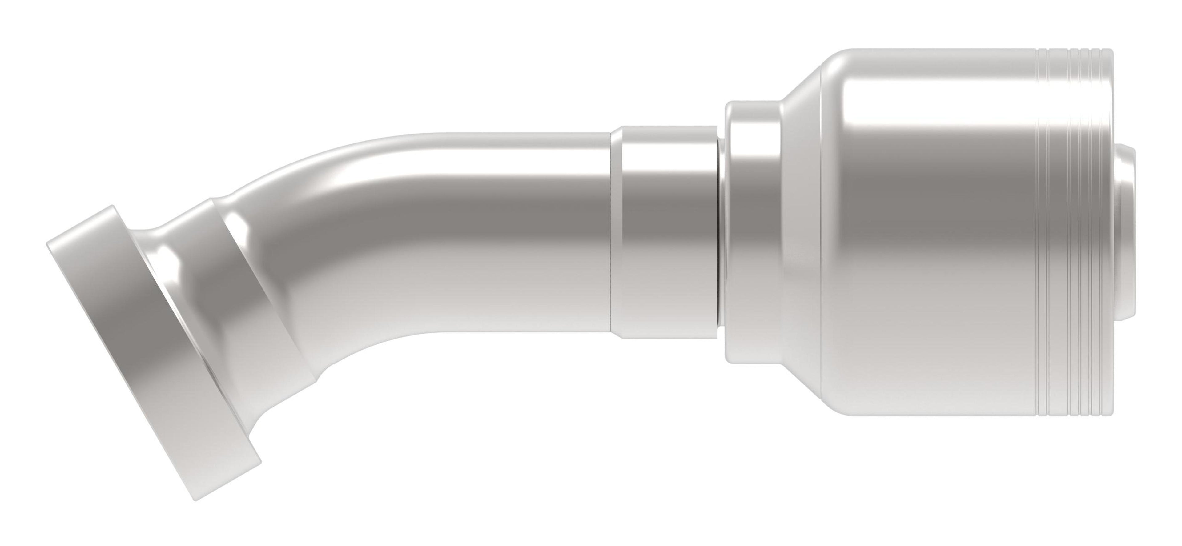 Danfoss 6S Series Crimp Hose Fittings CAT Flange 30 Elbow 6SXXCTF20 (CENTER)