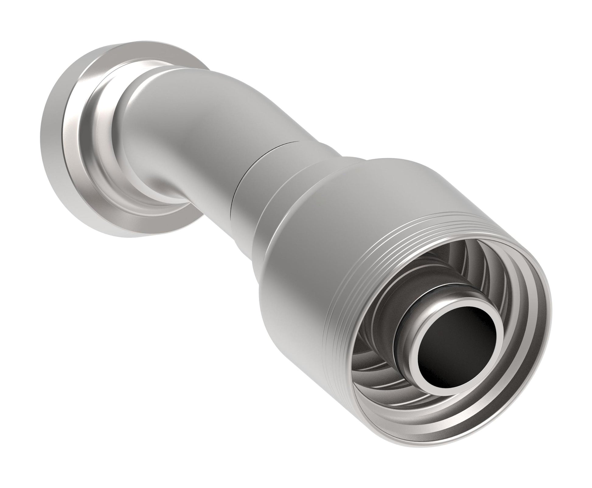 Danfoss 6S Series Crimp Hose Fittings CAT Flange 30 Elbow 6SXXCTF20 (LEFT)