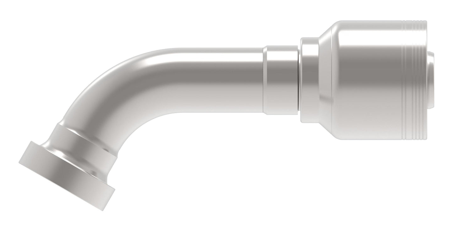 Codo 60° — Danfoss 6S Series Crimp Hose Fittings CAT Flange 60 Elbow 6SXXCTG20 (CENTER)