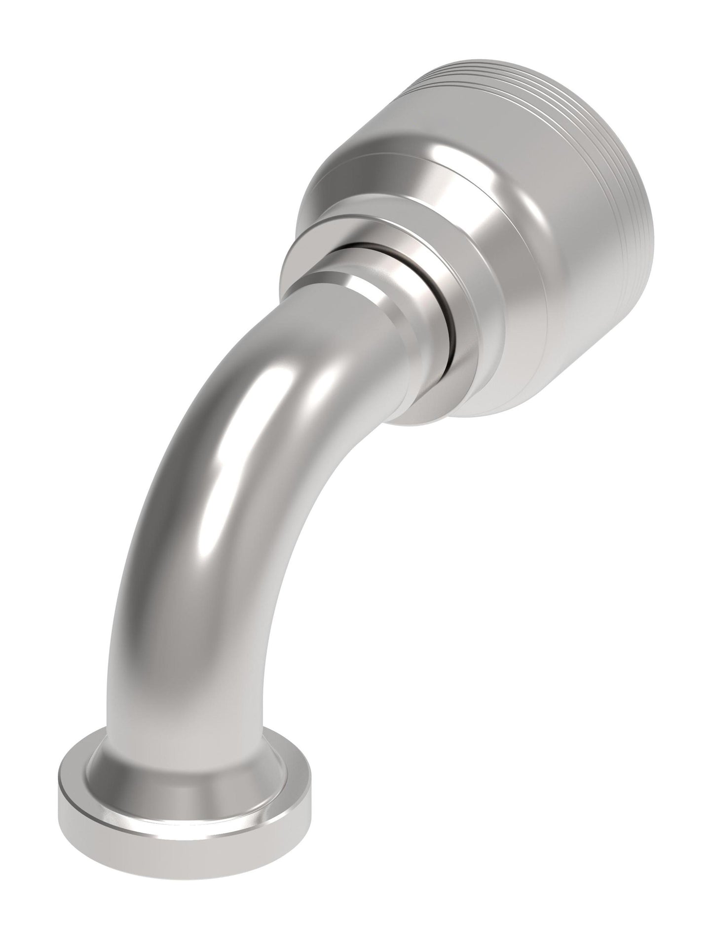 Danfoss 6S Series Crimp Hose Fittings SAE Code 62 Flange 90 Elbow 6SXXFHB16 (RIGHT)