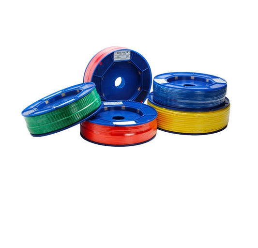 SKU: PU0216-100 Tubing de poliuretano azul solido neumático de 16mm Ø Marca Dewit